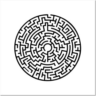 Circular Labyrinth Posters and Art